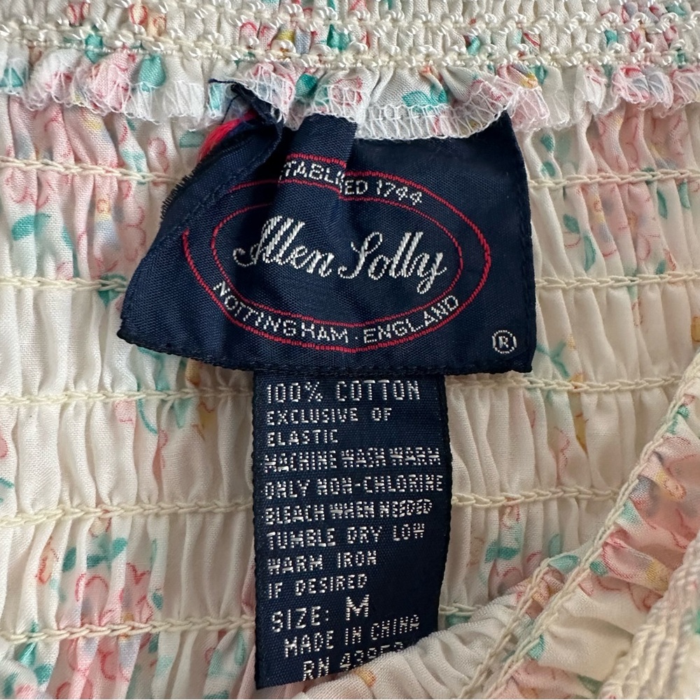 Vintage Allen Solly‎ Floral Dainty Midi Skirt - Picture 4 of 6